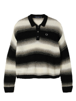 Женское Поло Striped Open-knit