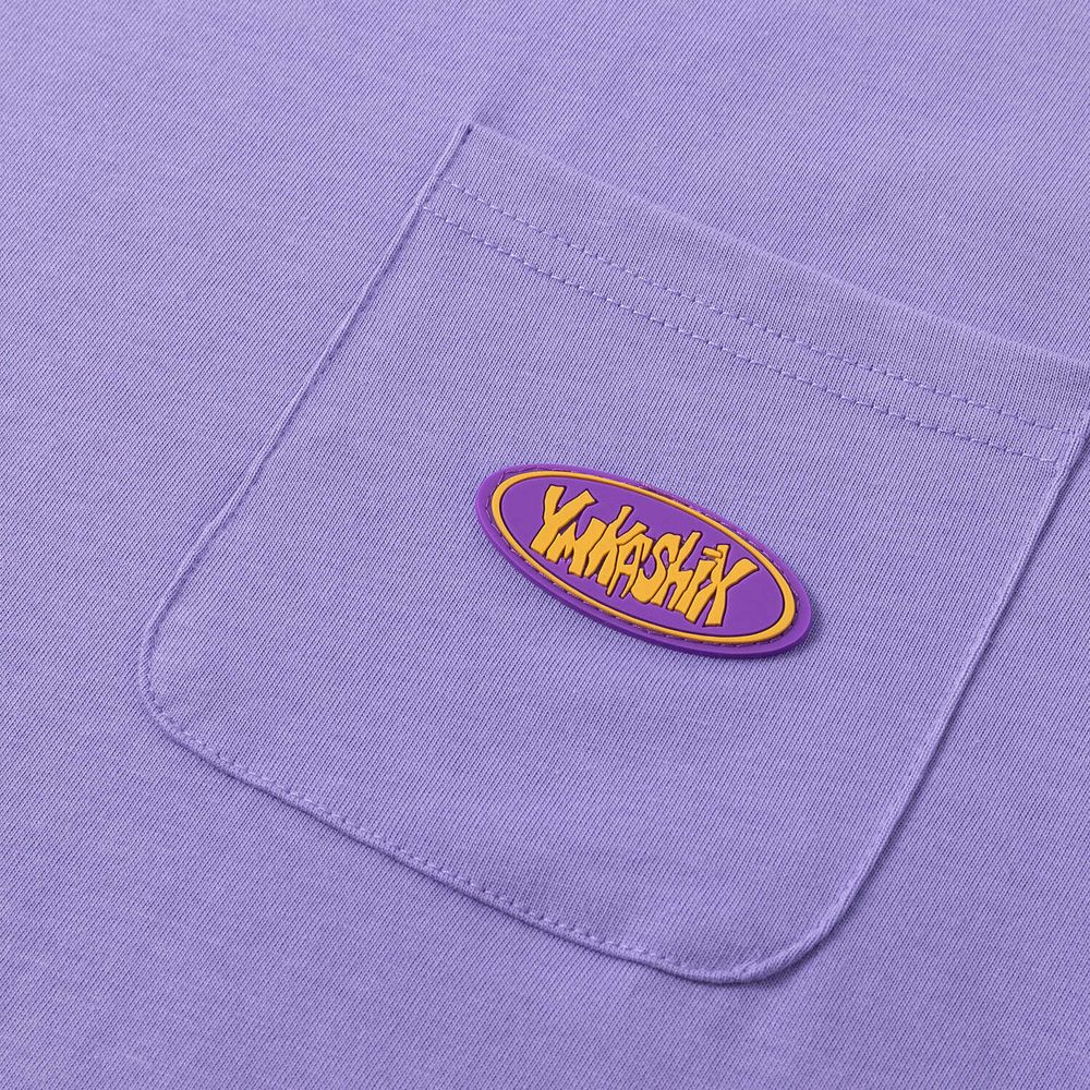 Футболка Ymkashix Logo Face фиолетовая