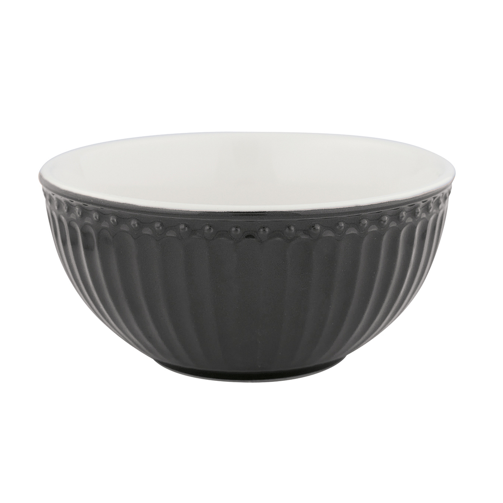 Пиала Alice dark grey, 14 см