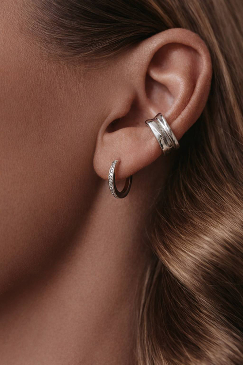 Кафф "Широкая волна"