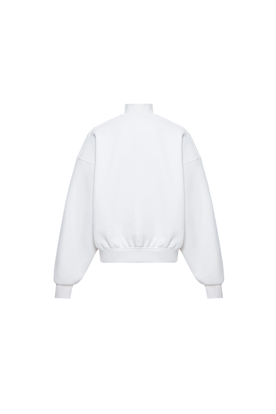 Свитшот на короткой молнии Белый