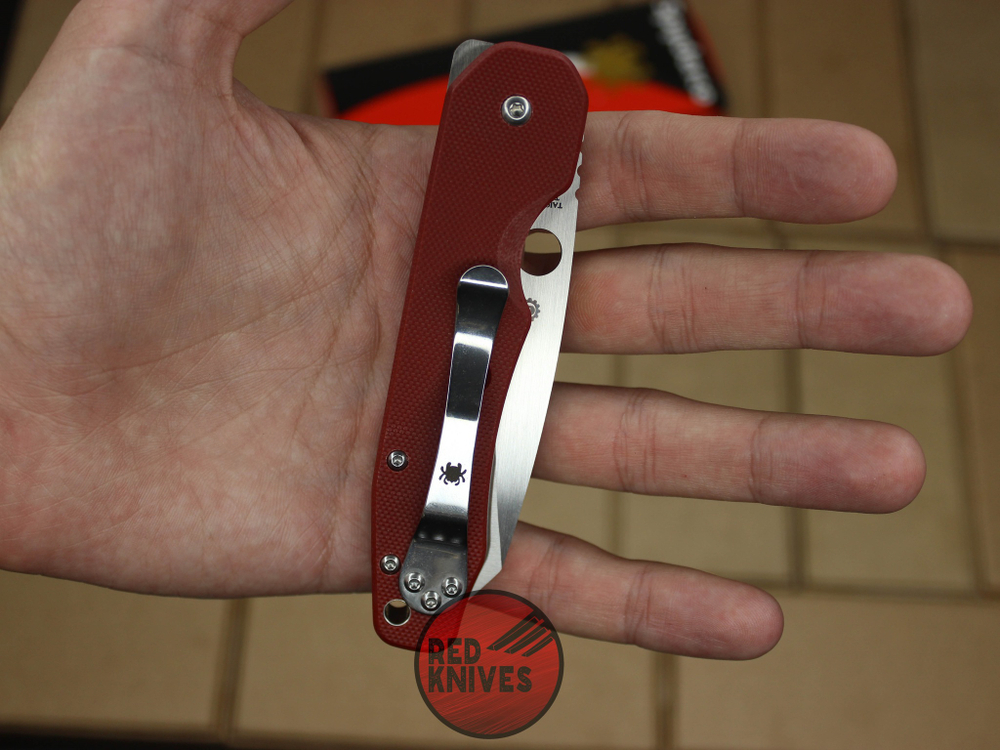 Нож Spyderco SMOCK G10 - бургунди C240GP BRG