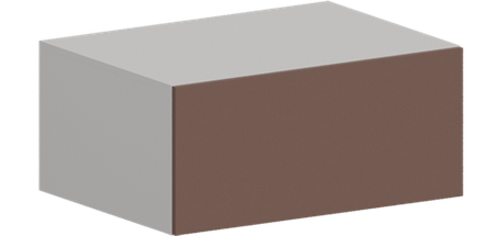 Кухня Модуль ШВГ 810 Графит / Пудрово-розовый