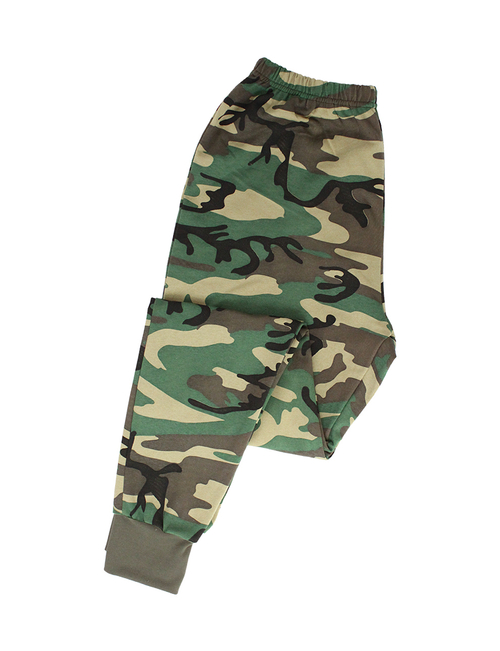 Кальсоны Мужские Футер С Начёсом Зеленый КМФ (100% хлопок)