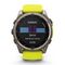 Garmin Fenix 8 Solar Sapphire 51 мм – Титановый, желтый/графитовый силиконовый ремешок