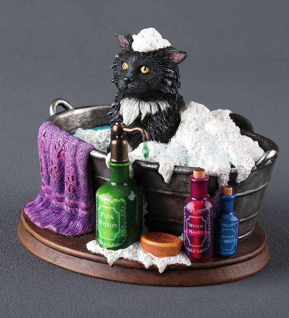 Veronese WS-1357 Статуэтка «Кот - Банный час» (Лиза Паркер)