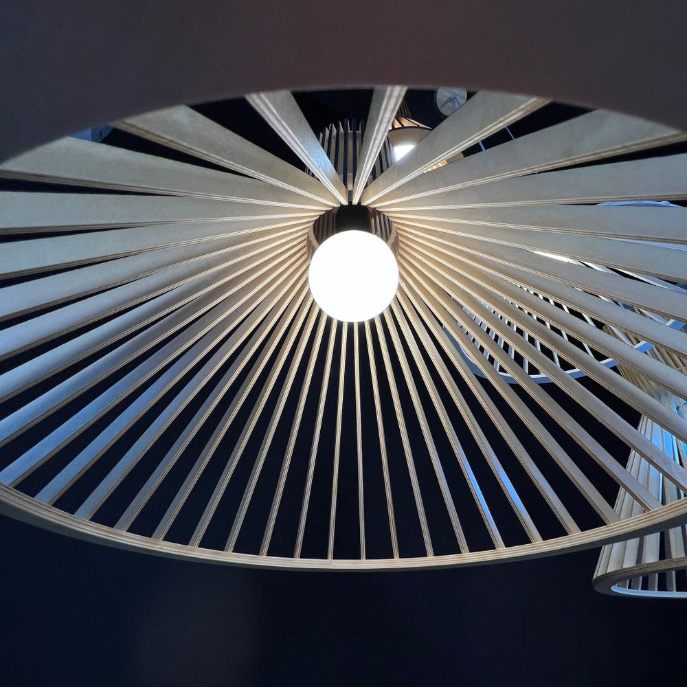 Подвесной светильник PUNKTO Натуральное дерево