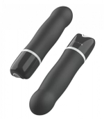 Черный мини-вибратор Bdesired Deluxe - 15,3 см. (Цвет: черный)