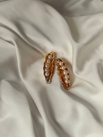 Серьги золотые Горошек, Золотые