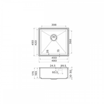 Кухонная мойка Omoikiri Kasen 48-26 INT GM
