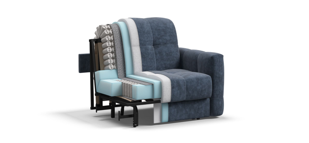 Босс Слип кресло-кровать Велюр роял агат