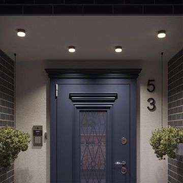 359715 STREET NT25 714 черный Светильник ландшафтный с переключ. цветовой температуры IP65 LED 12W 100-240V 2700К\3200К\4000К ESTIMA