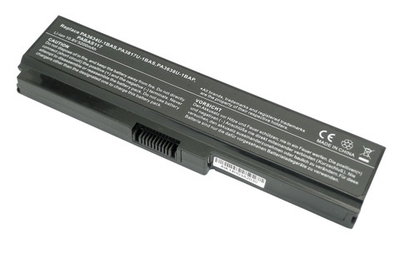 Аккумуляторная батарея для ноутбука Toshiba Satellite L750 (PA3634U-1BAS) 5200mAh OEM черная