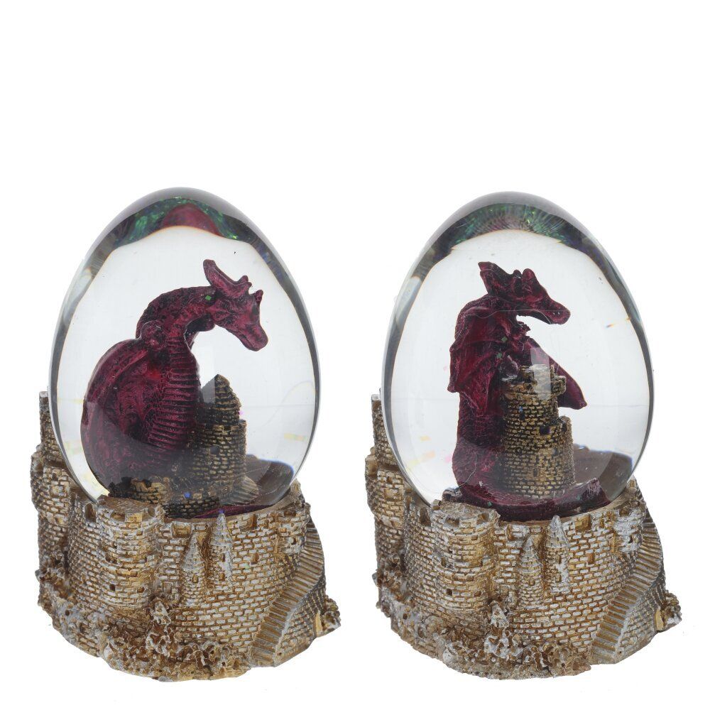 GAEM Фигурка декоративная в стекл.шаре "Дракон", D 7 см, L7,5 W7 H11 см, 2в.