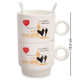 GAEM Art MUG-170/4 Набор из двух кружек «Любите и будете любимы»