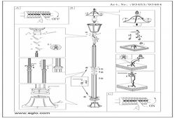 Фонарный столб Eglo ПРОМО Navedo 93454