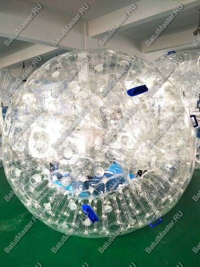 Водный зорб ТПУ "Прозрачный", диаметр 2.2 м
