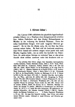 Die schriften des Kölner domscholasters, späteren bischofs von Paderborn und kardinal-bischofs | Oliverus; H. Hoogeweg