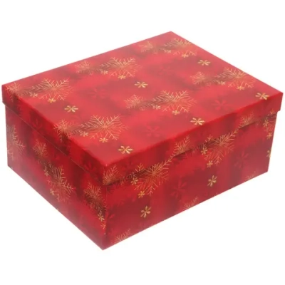 Коробка подарочная «Снежинки» 33*25,5*14,5 см