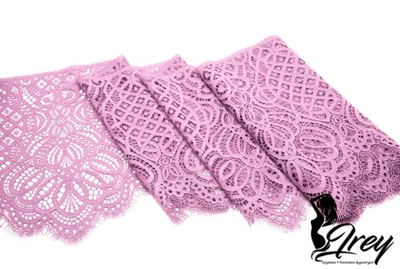 01-58 Кружево шантильи 25 см, лиловый