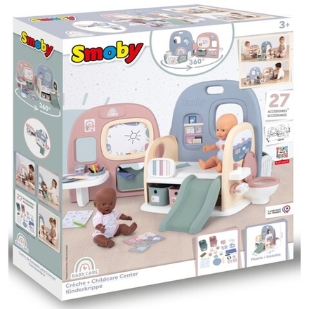 Smoby Baby Care - Игровой уголок для куклы + 27 аксессуаров 240307 / артикул   240307  / GTIN 3032162403075
