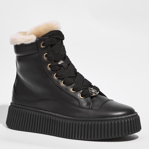 L'autre chose パリ ストラップシューズ　37 エナメル　黒 L'autre chose パリ ストラップシューズ37 エナメル黒