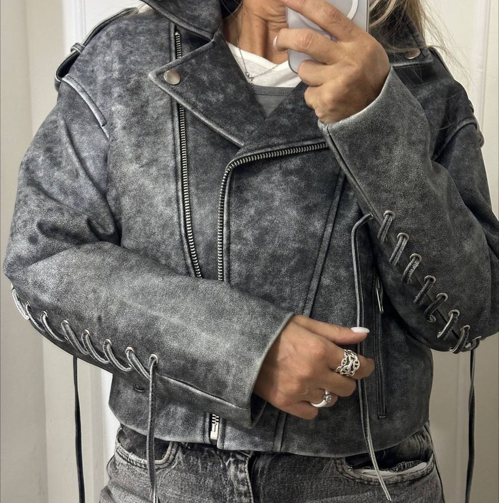 Кожаная куртка Hermes