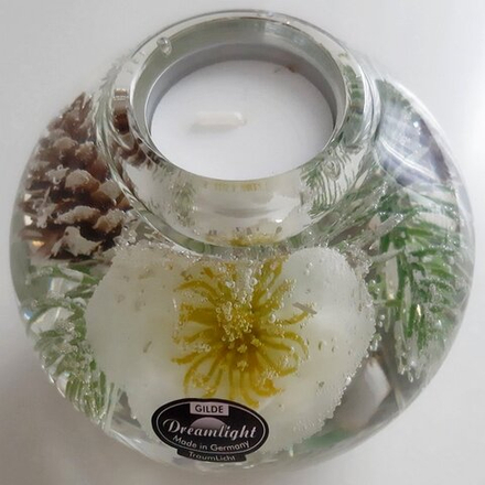 Подсвечник "Dreamlight" со свечой, 8*11см, Германия, арт.72874 в подарочной упаковке.