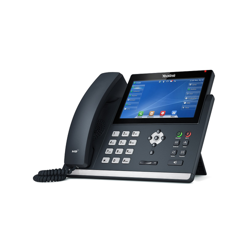 SIP-телефон Yealink SIP-T48U, цветной сенсорный экран, 2 порта USB, 16 аккаунтов, BLF,  PoE, GigE, б