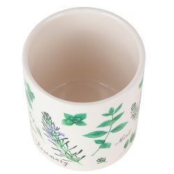 Банка для сыпучих продуктов " " 10*10*13см. v=630мл. (керамика)