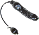 Раздувающийся толстый фаллоимитатор Inflatable Dildo XL - 23 см. (Цвет: черный)