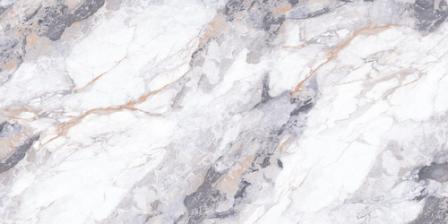 Керамогранит 600*1200 LANDE камень бело-коричнево-черный Baby face L12719