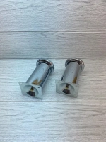 Ножки для дивана хром 120 мм комплект 4 шт