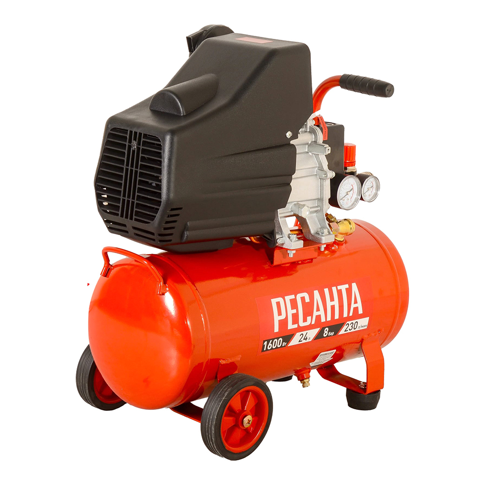 Компрессор пневматический поршневой Ресанта КП-24/230М