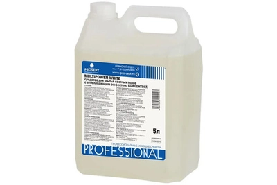 Prosept Multipower White средство для мытья светлых полов, 5 л.