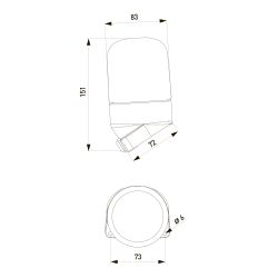 Светильник ЭРА НББ 02-60-002 для бани и сауны керамика/стекло наклонный IP54 E27 max 60Вт белый НПБ400 термостойкий | Светильники ЖКХ РБ