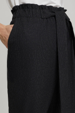 3781 Брюки женские (черный полоска)