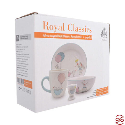 Набор посуды Royal Classics Funny Bunnies (4 пр)