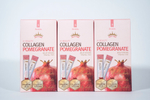 Jinskin  K-Beauty Коллагеновое желе в стиках с Гранатом Collagen Pomegranate Jelly Sticks, 3 уп. * (20 г*10 шт.)