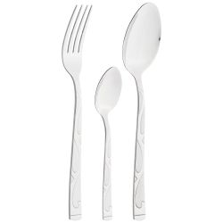 НАБОР СТОЛОВЫХ ПРИБОРОВ AGNESS НА 6 ПЕРСОН 18 ПР.В ДЕРЕВЯННОМ КЕЙСЕ