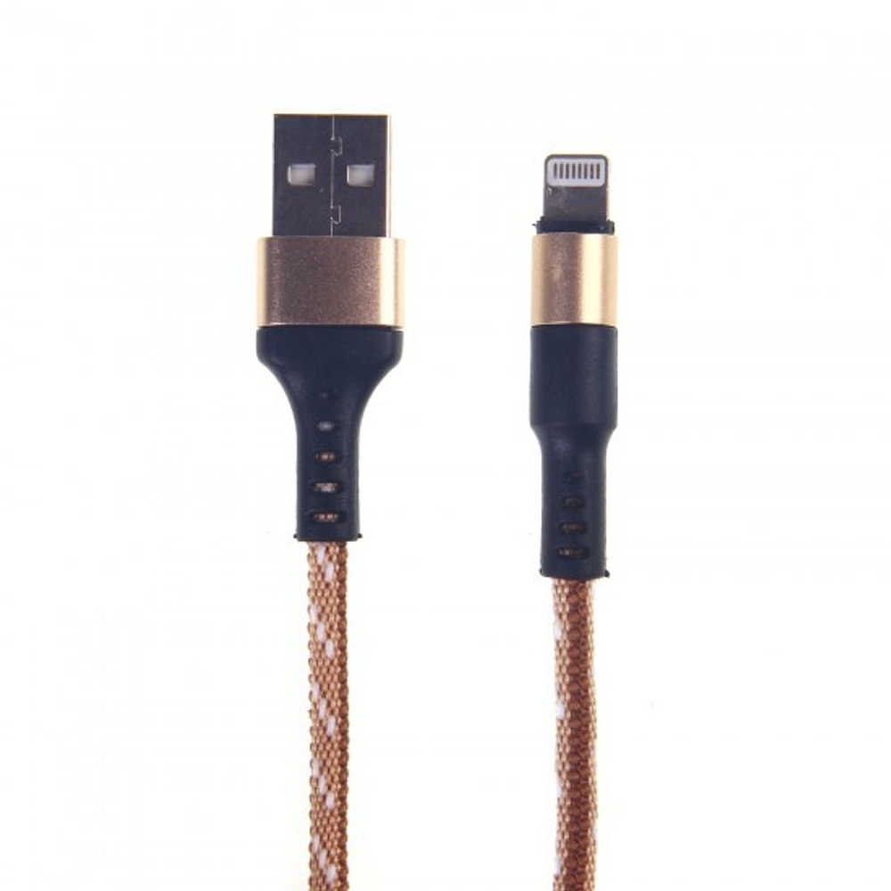 USB - Lightning дата кабель Jkx-005, 1 м, 012936 Зеленый