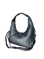 Сумка женская повседневная из экокожи черная QOZA