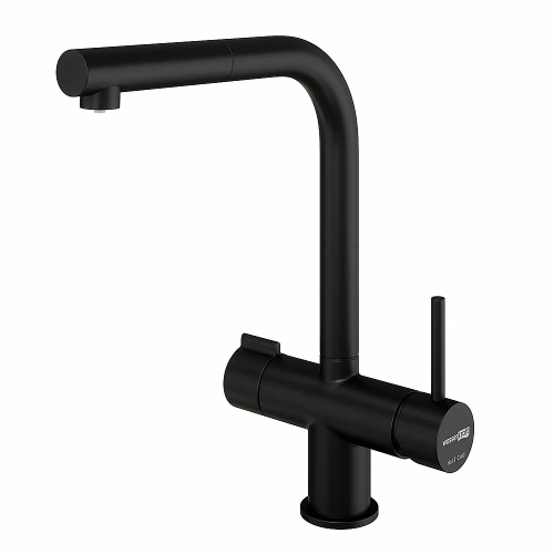 Смеситель для кухни WasserKraft A8967 черный Soft-touch