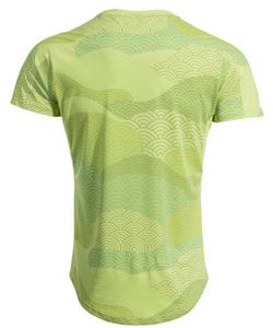 Мужская теннисная футболка Joma Challenge Short Sleeve - зеленый