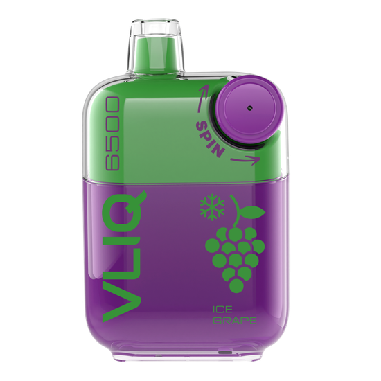 ОЭС (М) VLIQ Q SPIN 6500 Ice Grape (Холодный виноград)