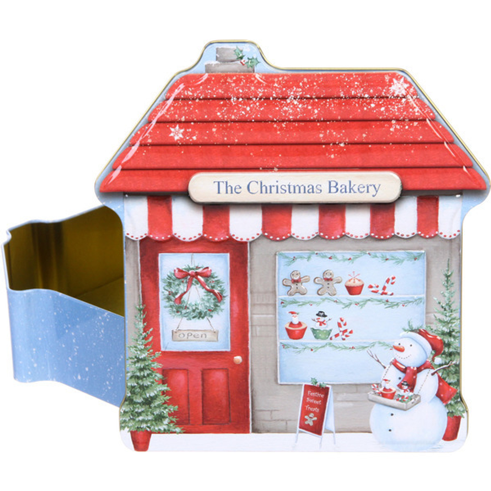 Банка жестяная «Домик пекарня» 22*21*6см