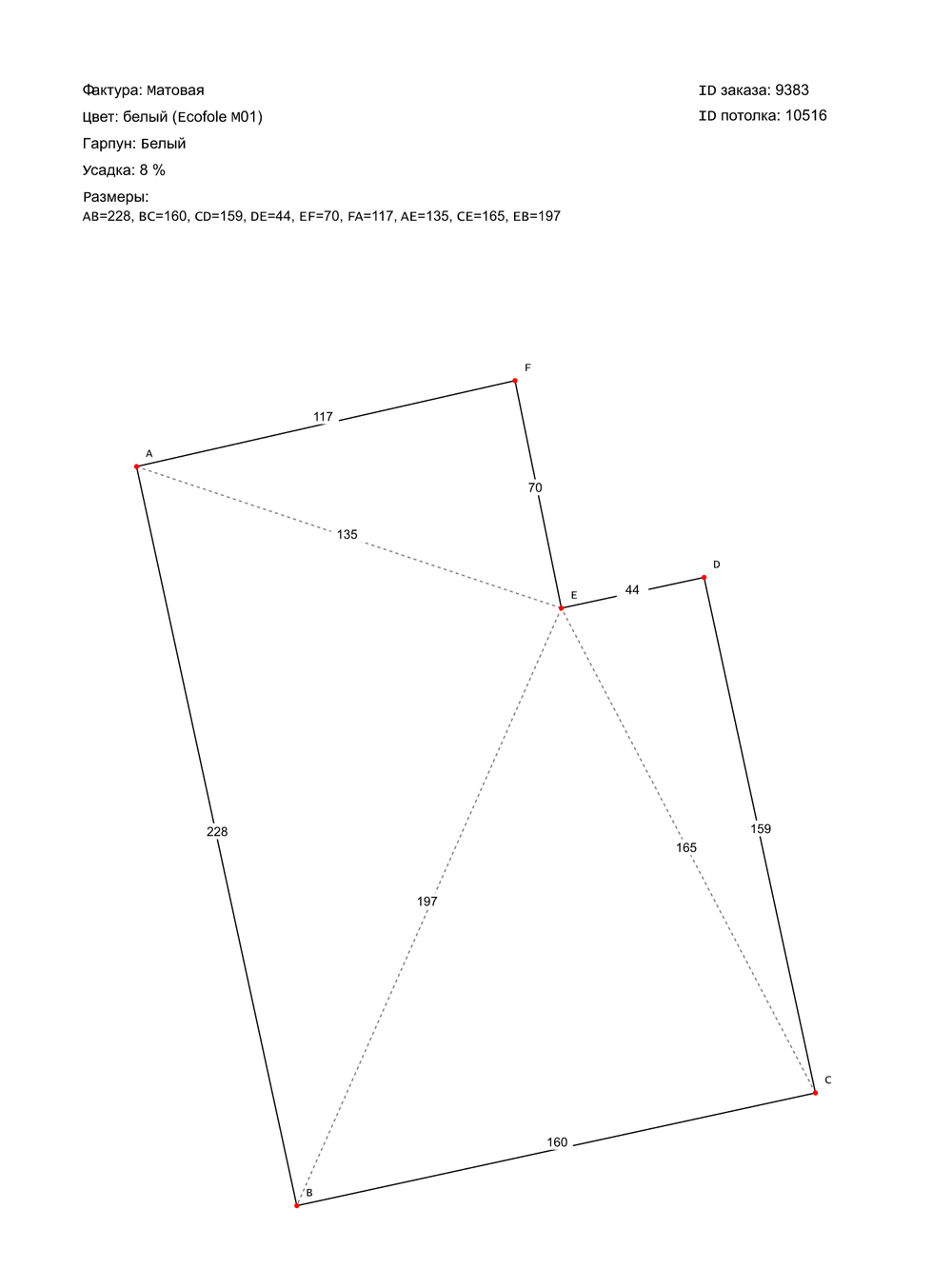 Натяжные потолки: 15.7 м2, 3.4 м2