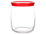 Банка "Cesni" 940мл с красной пластиковой крышкой