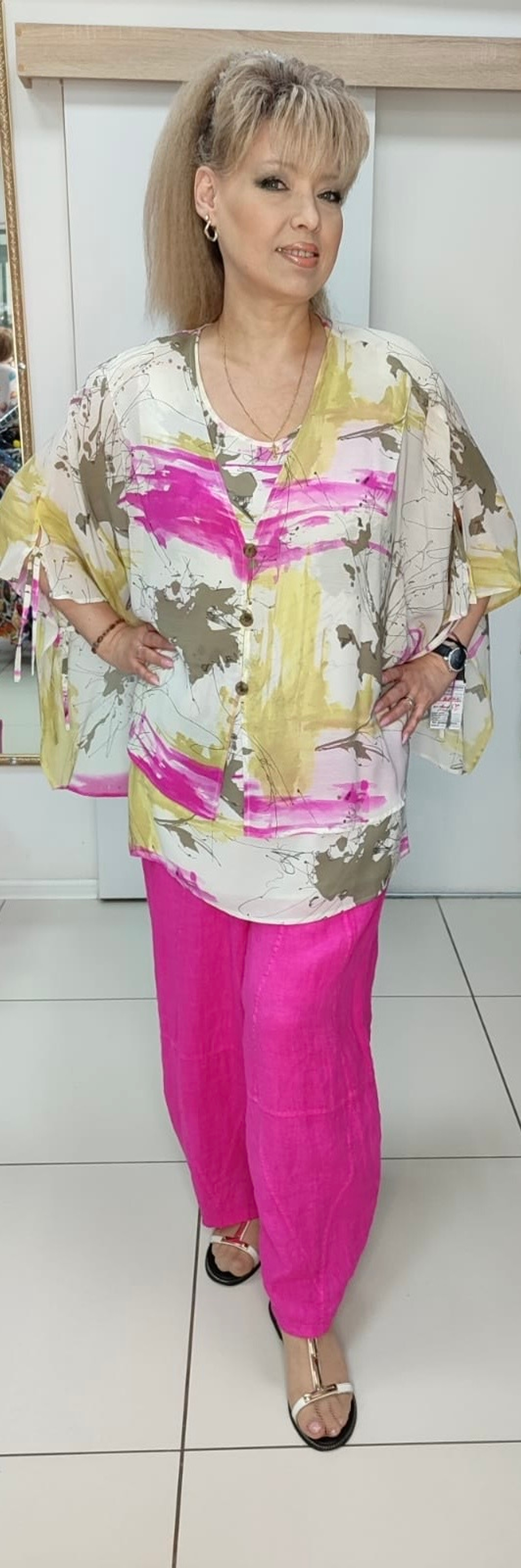 Немецкая цветная туника-двойка