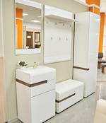 Тумба Ультра белый/белый глянец